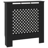 MDF Radiator Cover Black 78 cm 325568