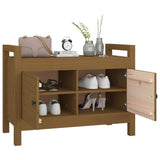 Hall Bench Honey Brown 80x40x60 cm Solid Wood Pine 821782