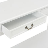 Console Table White 110x35x80 cm Wood 249900