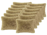 Cushion with Pillow HEERLEN 6 pcs Light Grey PV Fleece 926762