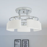 Ceiling Lamp with Ellipsoid Glass Shades for 5 E14 Bulbs 200 W 50494