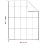 ZNTS Summer Duvet White 155 x 200 cm Down 42007629