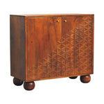 Chestnut Dice Cabinet IN3616