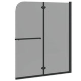 Shower Enclosure Dark Transparent 120 x 140 cm 42018546