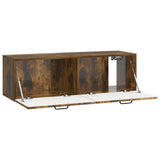 Wall-Mounted TV Cabinet Smoked Oak 98 x 31 x 30 cm 899070