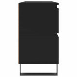 Bathroom Cabinet Black 80x33x60 cm Engineered Wood 831661