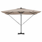 Roma Parasol Taupe 286 x 284 x 270 cm Aluminium and Polyester 42003354