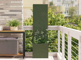 Garden Privacy Screen Olive green 32 x 150 cm Cold-rolled steel 876388