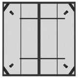 ZNTS 5 Piece Garden Dining Set Anthracite Metal Mesh 3211819