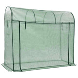 Greenhouse with Zippered Door 200x80x170 cm 46916