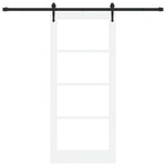 Sliding Door Manual ORKDAL White 86 x 198.5 cm Wood and metal 3332480