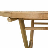 Garden Table Natural 80 x 70 cm Bamboo 42028079
