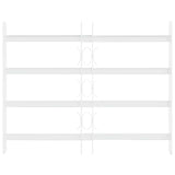 Security Grille for Windows with 4 Crossbars 3 pcs 43-74 cm 42031306