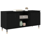 TV Cabinet Black Oak 104 x 35 x 50 cm Engineered Wood 881931