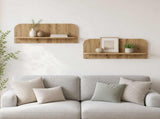Wall Shelf 2 pcs Artisan Oak 102 x 13.5 x 37.5 cm 8014967
