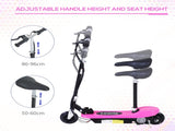 Foldable Electric Scooter Ride on for Kids 12V 120W W/Brake Kickstand-Pink T3398P347576