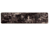 Rug Runner MARSA Black 50 x 450 cm Polyester and PVC 42023373