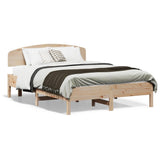 Bed Frame without Mattress 140x190 cm Solid Wood Pine 3207225