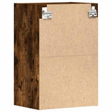 Hanging Cabinet Riga Smoked Oak 40x29.5x60 cm Engineered Wood 854179