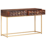 Console Table 122x36x75 cm Solid Mango Wood 323406