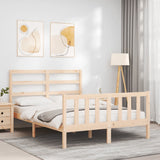 Bed Frame without Mattress 120x200 cm Solid Wood Pine 3191901