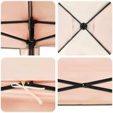 Canopy Tent Manual Orange 290 x 290 x 251 cm Fabric 42007388