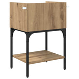 Bedside Table 2 pcs Artisan Oak 40 x 29 x 60 cm Engineered Wood 881829