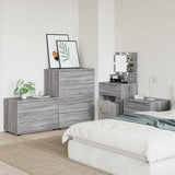 Storage Cabinet Grey Sonoma 80 x 48 x 57 cm Engineered Wood 888823