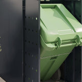 Wheelie Bin Storage for 4 Bins Anthracite 272 x 77.5 x 121.5 cm 3394745