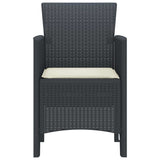 Garden Chair 2 pcs Anthracite 53 x 49 x 85 cm Polypropylene 847452