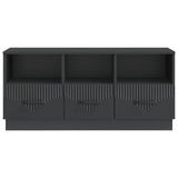 TV Cabinet with Drawer Black 102 x 34.5 x 47 cm Engineered Wood 895366