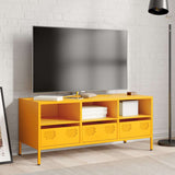 TV Cabinet Mustard Yellow 101.5x39x43.5 cm Cold-rolled Steel 851325