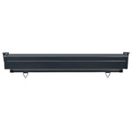 Balcony Side Awning 125x250 cm Black 48418
