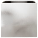 Planters 2 pcs Silver 49x47x46 cm Stainless Steel 841568