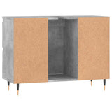 Bathroom Cabinet Concrete Grey 80x33x60 cm Engineered Wood 831648