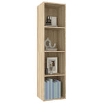 Book Cabinet/TV Cabinet Sonoma Oak 36x30x143 cm Engineered Wood 800147