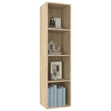Book Cabinet/TV Cabinet Sonoma Oak 36x30x143 cm Engineered Wood 800147