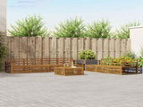 Outdoor Sofa Set 8 pcs Natural Solid Acacia Wood 3373149
