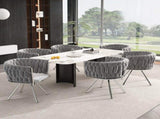Set of 2, velvet dining, single light luxury living room bedroom swivel, Leisure swivel N606P452770G