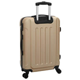 Suitcase with Lock 3 pcs Champagne 50 x 31 x 78 cm ABS Plastic 42006257
