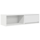 TV Cabinet White 100x31x25.5 cm Engineered Wood 861472