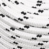 Braided Boat Rope White 12 mmx100 m Polyester 152777