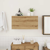 Bathroom Wall Cabinet Artisan Oak 80x25x40 cm Engineered Wood 860093