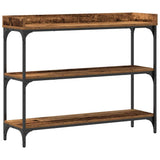 Console Table with Shelf with Storage Old wood 100 x 30 x 80 cm 863567