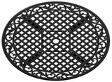 Garden Table Black 90x75 cm Cast Aluminium 4002808