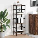 Bookshelf Smoked Oak 40 x 29.5 x 115 cm Engineered Wood 883906