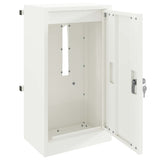 Mailbox with Storage with Door White 30 x 20 x 55 cm Steel 874948