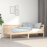 Day Bed without Mattress Solid Wood Pine 90x190 cm Single 820307