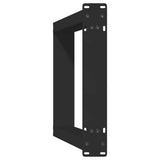 Console Table Legs U-Shaped 2 pcs Black 28x cm Steel 4012776