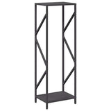 Firewood Rack Black 34x25x100 cm Cold-rolled steel 864323